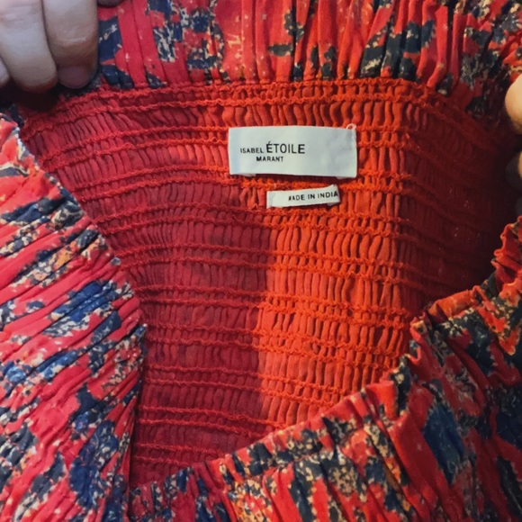 Isabel marant etoile ruffled cotton floral skirt - Picture 4 of 4